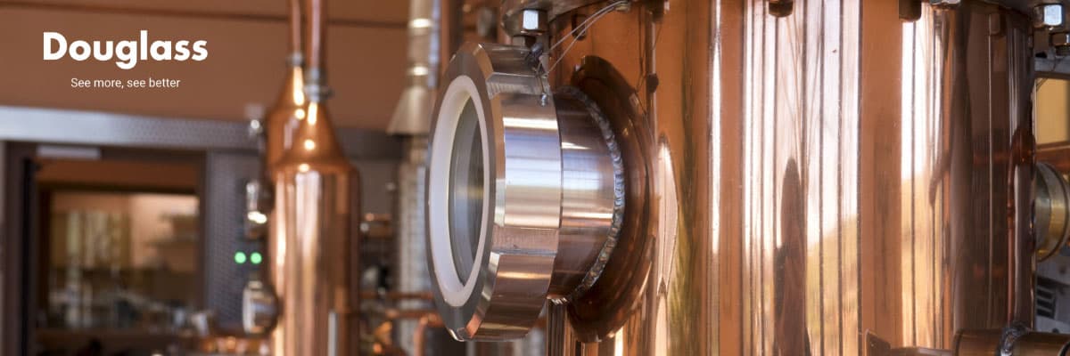 Douglass contact and industrial sight glass support