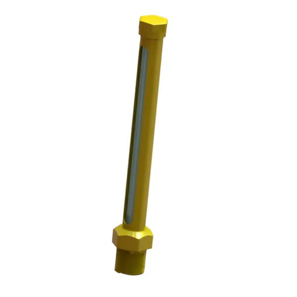 Oil level gauge type I straight brass