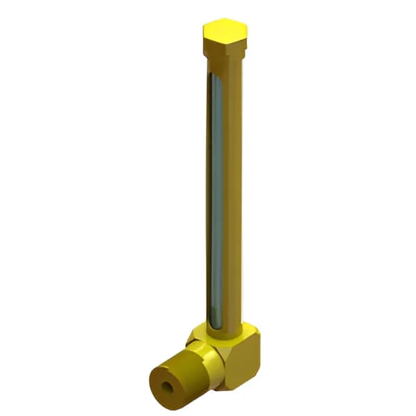 Oil level indicator type L brass