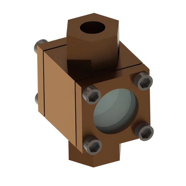 Threaded Double Window Brass