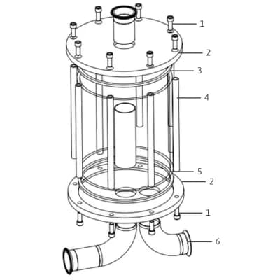 Bubble Traps - Sight Glass — parts diagram