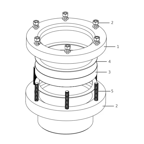 Weld To Tank Sight Glass ZW30 - Welding Neck — parts diagram
