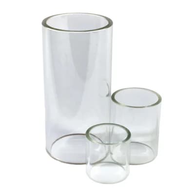 Tempered borosilicate flow sight glasses